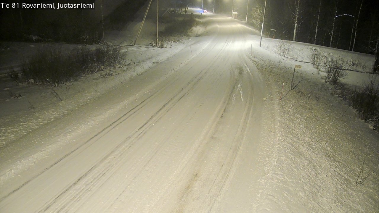 Weather Camera Image Road 81 Rovaniemi, Juotasniemi, Rovaniemi, Lappi