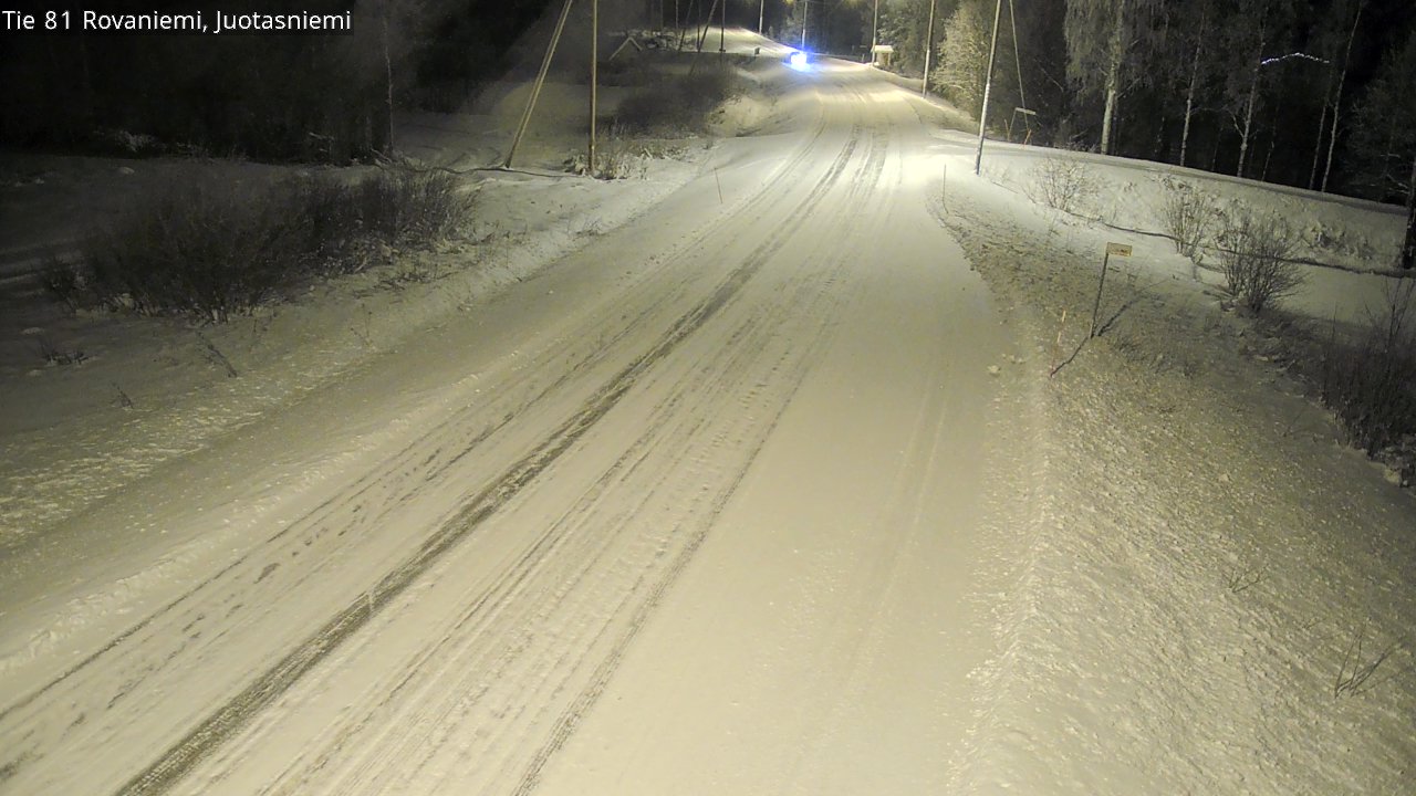 Weather Camera Image Road 81 Rovaniemi, Juotasniemi, Rovaniemi, Lappi