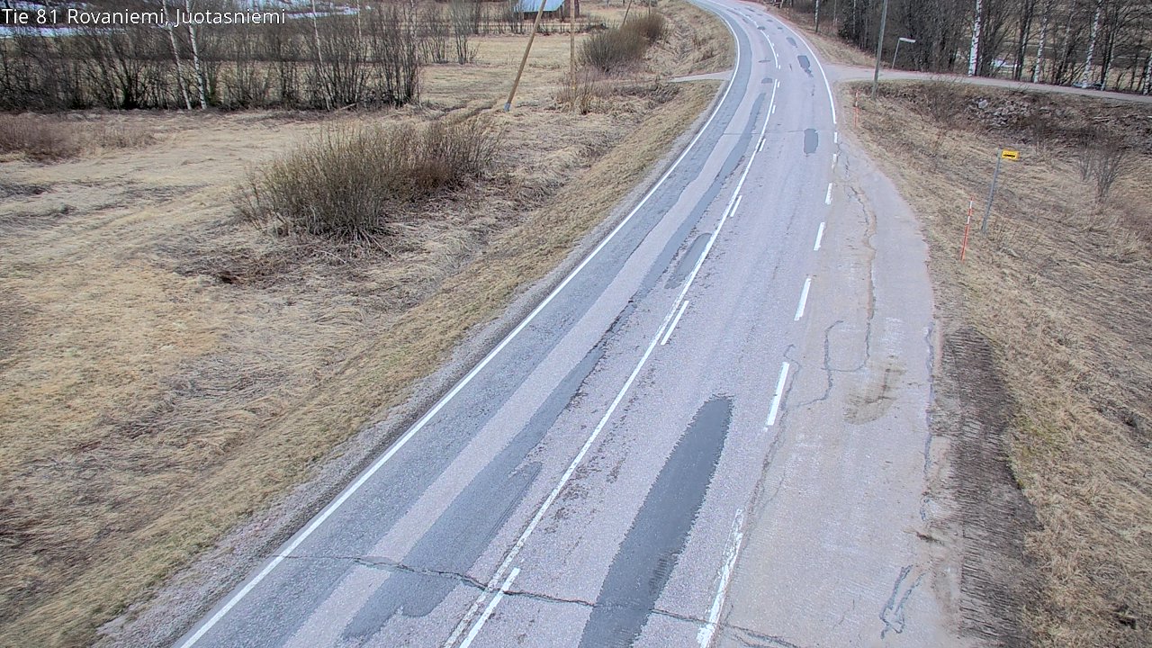 Weather Camera Image Väg 81 Rovaniemi, Juotasniem, Rovaniemi, Lappi