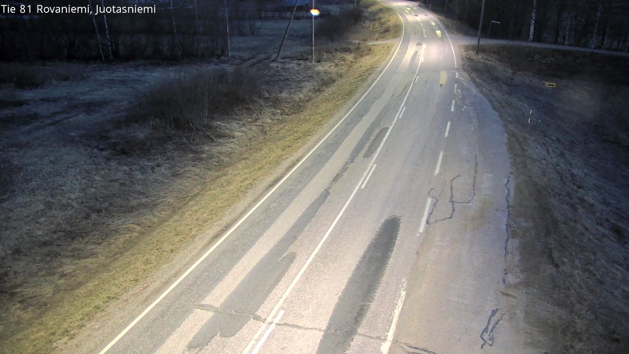 Weather Camera Image Road 81 Rovaniemi, Juotasniemi, Rovaniemi, Lappi