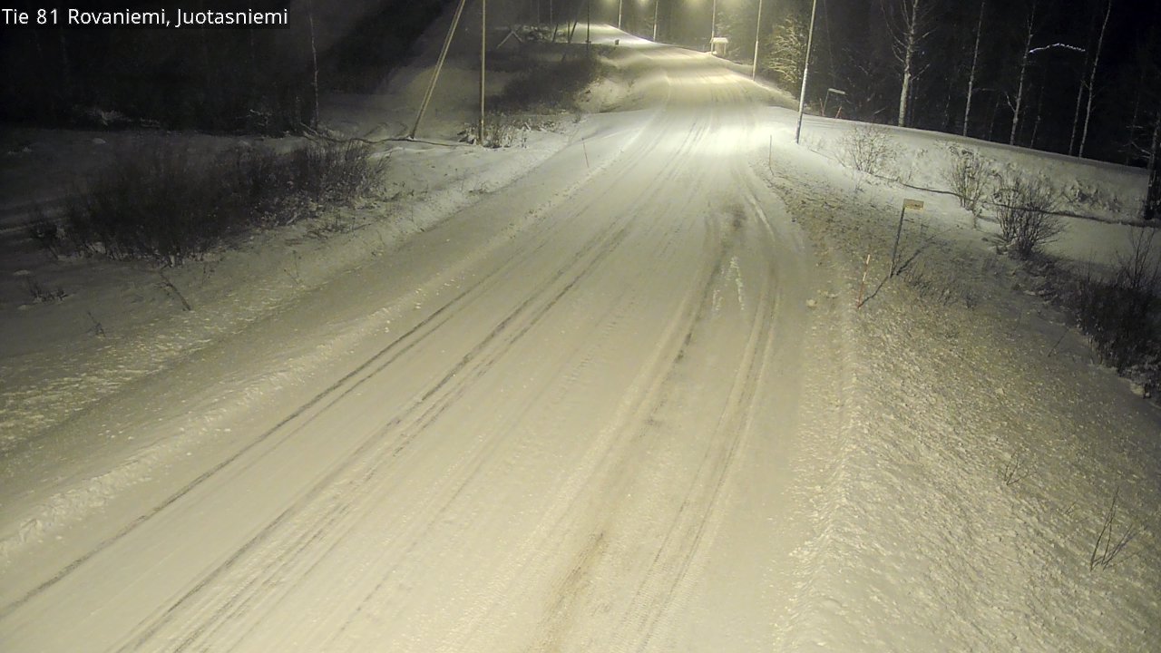Weather Camera Image Road 81 Rovaniemi, Juotasniemi, Rovaniemi, Lappi