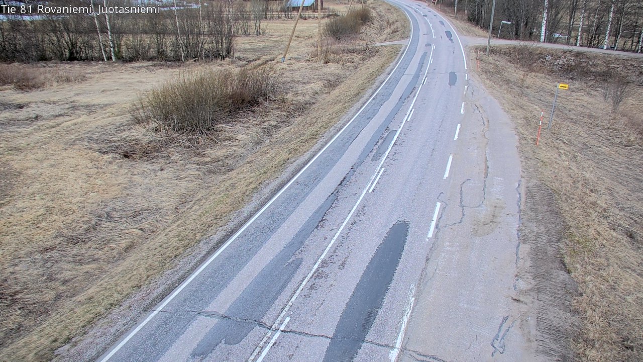 Weather Camera Image Väg 81 Rovaniemi, Juotasniem, Rovaniemi, Lappi