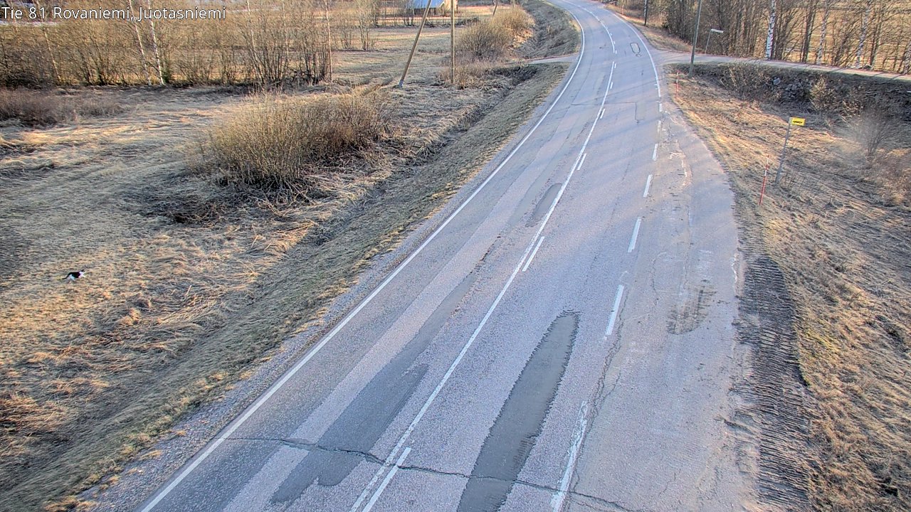 Weather Camera Image Väg 81 Rovaniemi, Juotasniem, Rovaniemi, Lappi