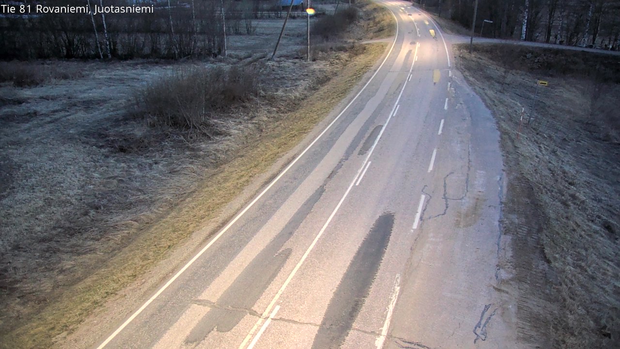 Weather Camera Image Road 81 Rovaniemi, Juotasniemi, Rovaniemi, Lappi