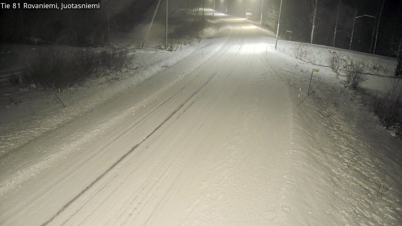 Weather Camera Image Road 81 Rovaniemi, Juotasniemi, Rovaniemi, Lappi