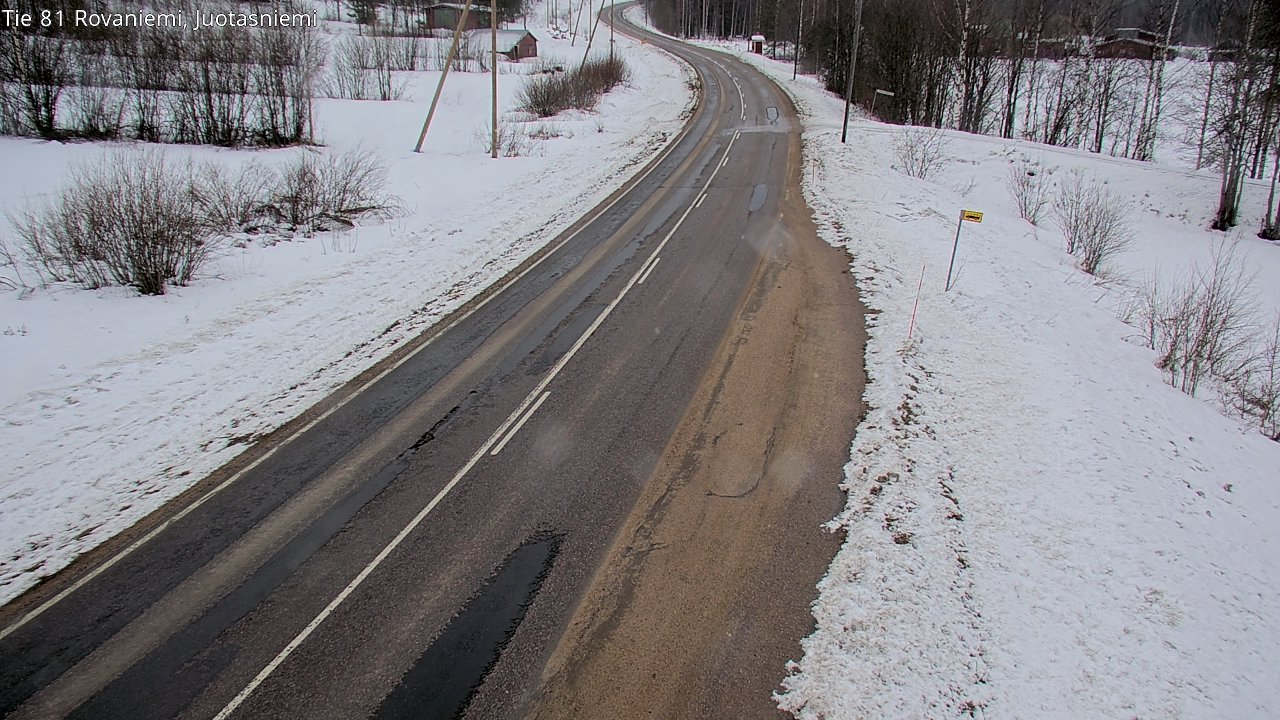 Weather Camera Image Road 81 Rovaniemi, Juotasniemi, Rovaniemi, Lappi