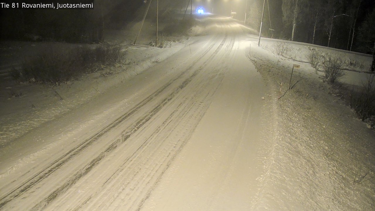 Weather Camera Image Road 81 Rovaniemi, Juotasniemi, Rovaniemi, Lappi