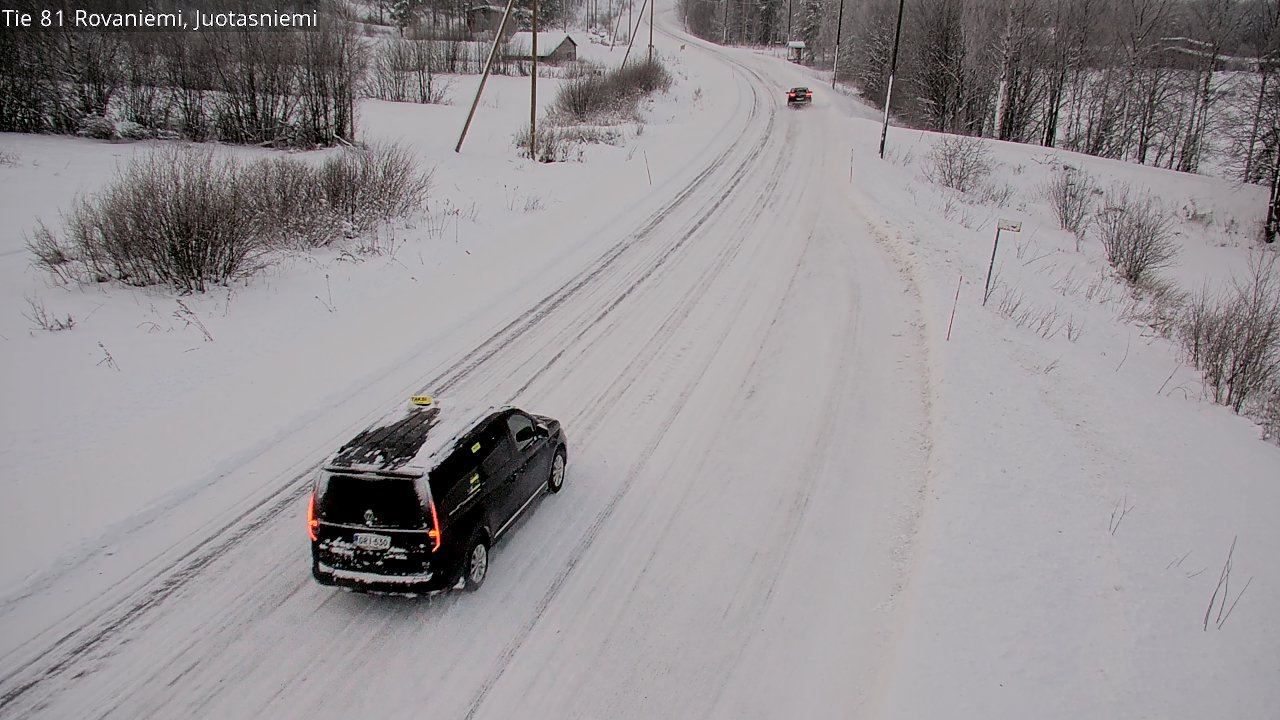 Weather Camera Image Road 81 Rovaniemi, Juotasniemi, Rovaniemi, Lappi