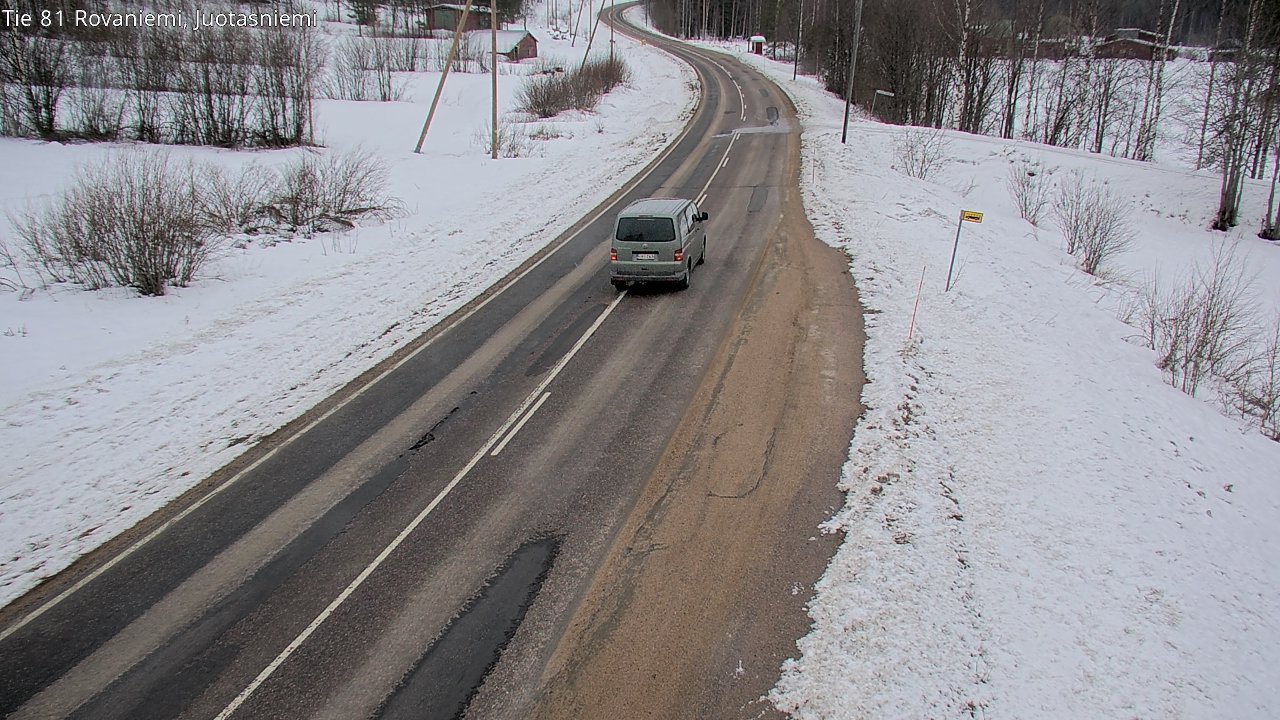 Weather Camera Image Road 81 Rovaniemi, Juotasniemi, Rovaniemi, Lappi