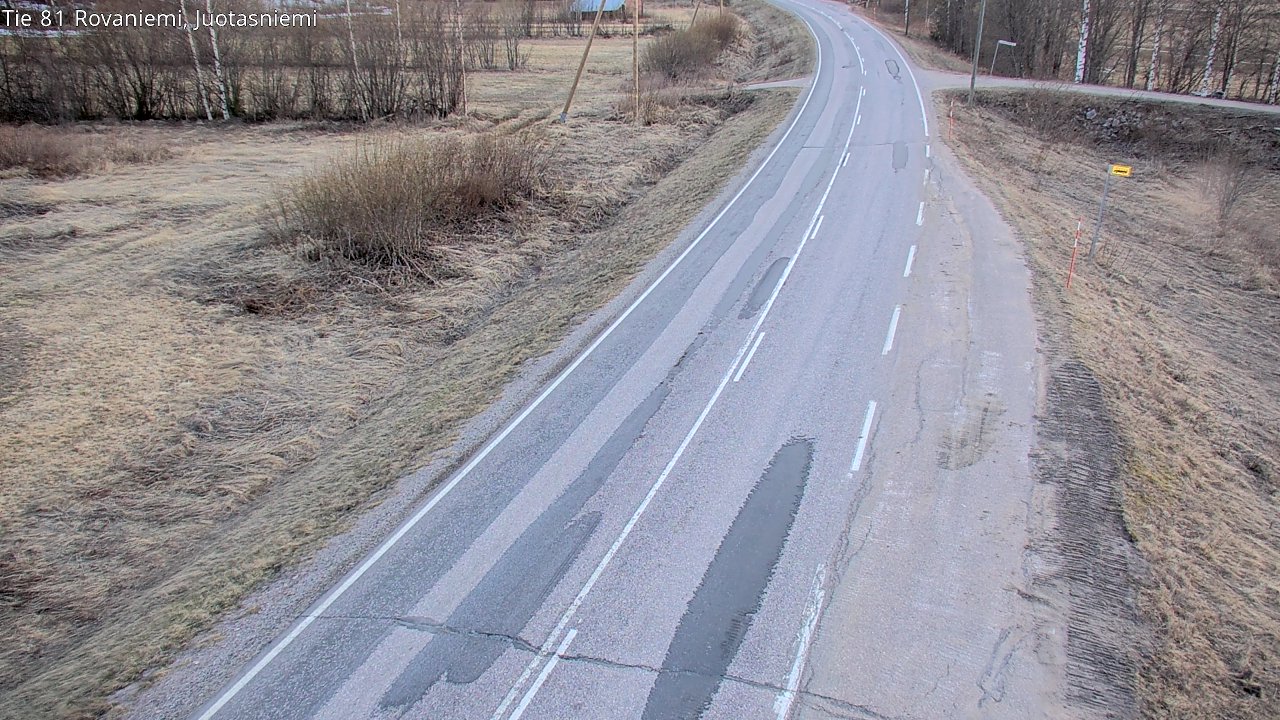 Weather Camera Image Road 81 Rovaniemi, Juotasniemi, Rovaniemi, Lappi
