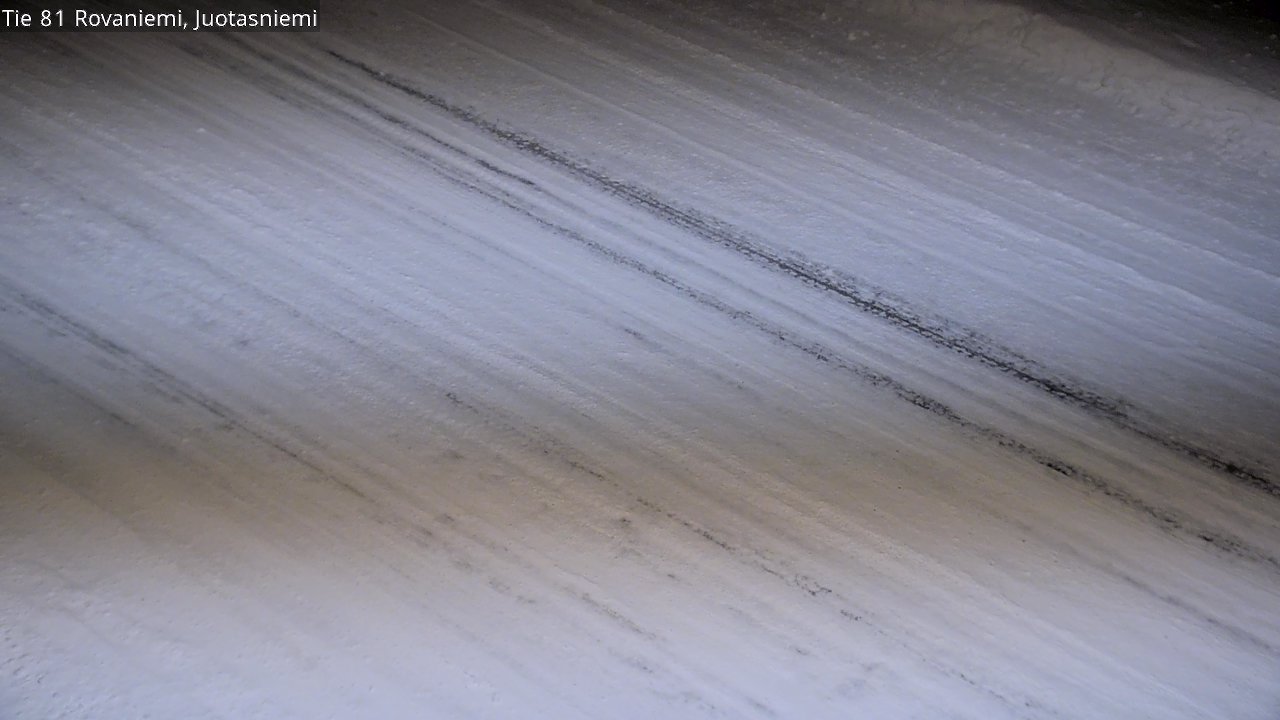 Weather Camera Image Road 81 Rovaniemi, Juotasniemi, Rovaniemi, Lappi