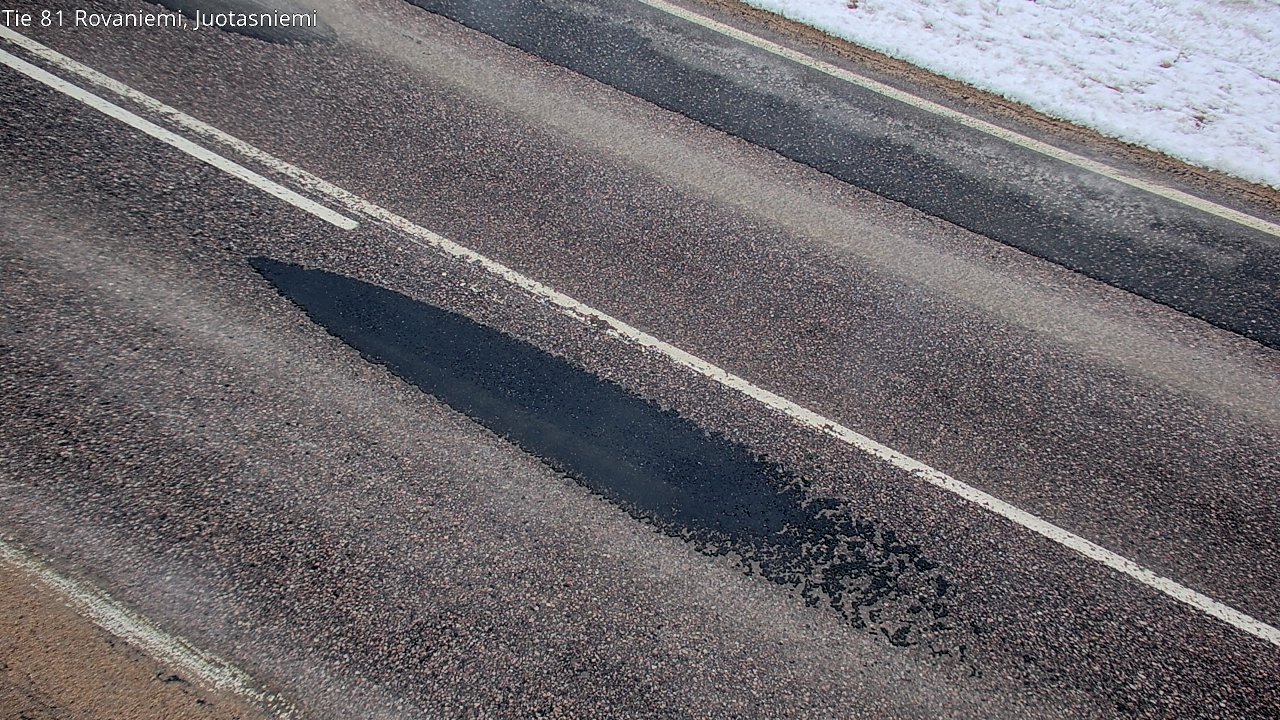 Weather Camera Image Road 81 Rovaniemi, Juotasniemi, Rovaniemi, Lappi