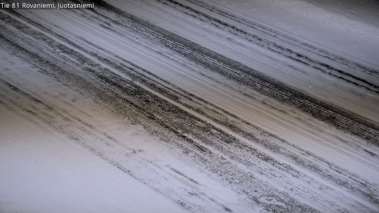 Weather Camera Image Väg 81 Rovaniemi, Juotasniem, Rovaniemi, Lappi
