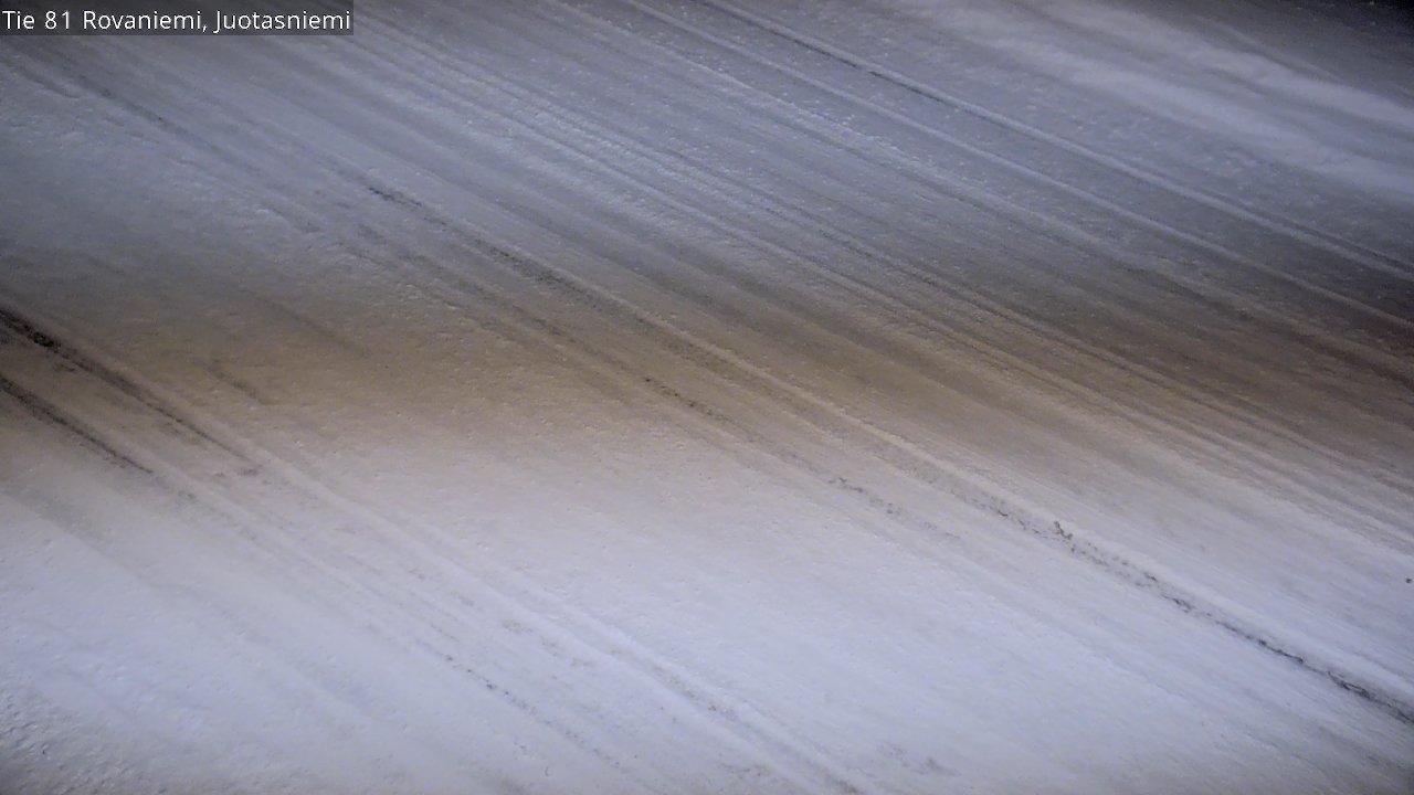 Weather Camera Image Road 81 Rovaniemi, Juotasniemi, Rovaniemi, Lappi
