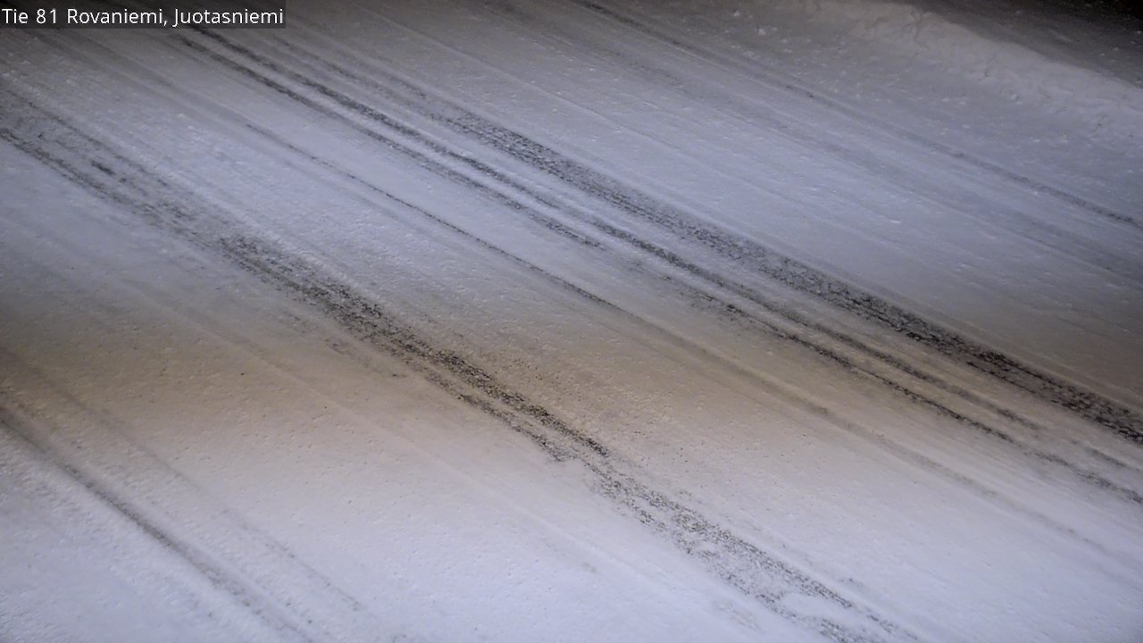 Weather Camera Image Road 81 Rovaniemi, Juotasniemi, Rovaniemi, Lappi