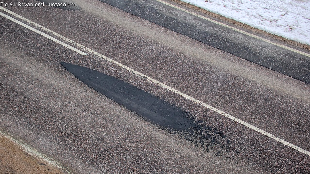 Weather Camera Image Road 81 Rovaniemi, Juotasniemi, Rovaniemi, Lappi
