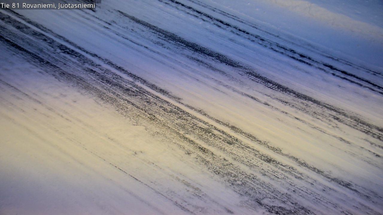 Weather Camera Image Road 81 Rovaniemi, Juotasniemi, Rovaniemi, Lappi
