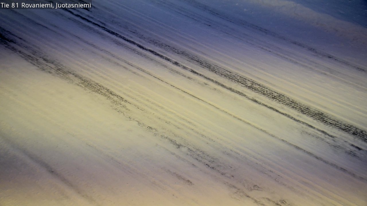 Weather Camera Image Road 81 Rovaniemi, Juotasniemi, Rovaniemi, Lappi
