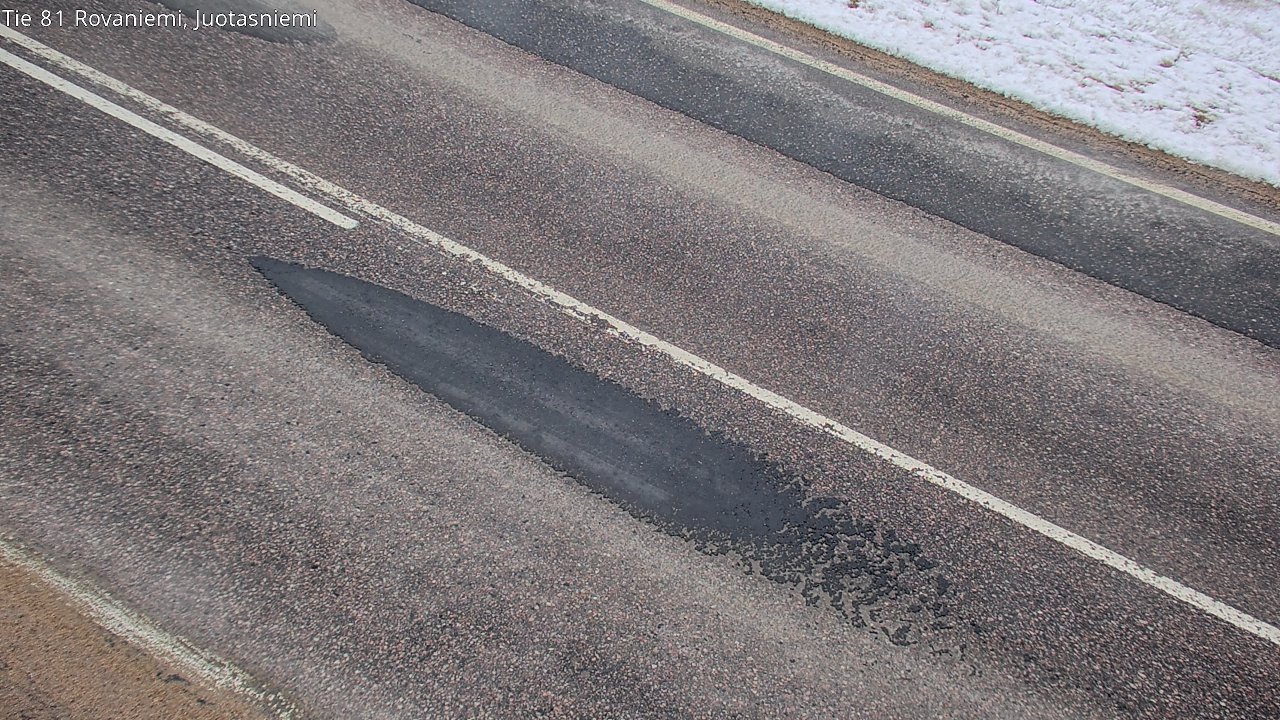 Weather Camera Image Road 81 Rovaniemi, Juotasniemi, Rovaniemi, Lappi