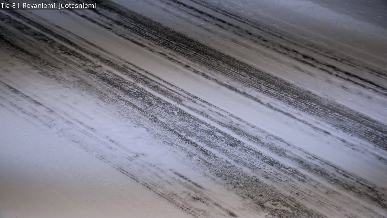 Weather Camera Image Väg 81 Rovaniemi, Juotasniem, Rovaniemi, Lappi