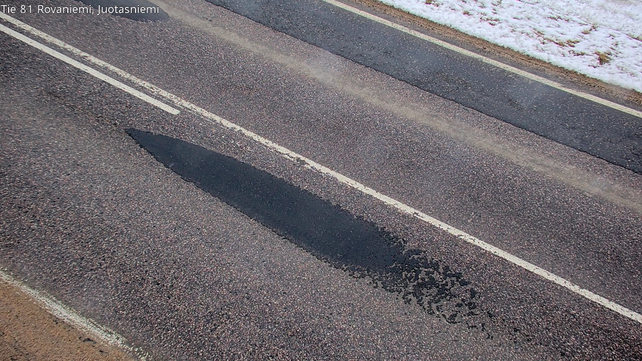 Weather Camera Image Road 81 Rovaniemi, Juotasniemi, Rovaniemi, Lappi