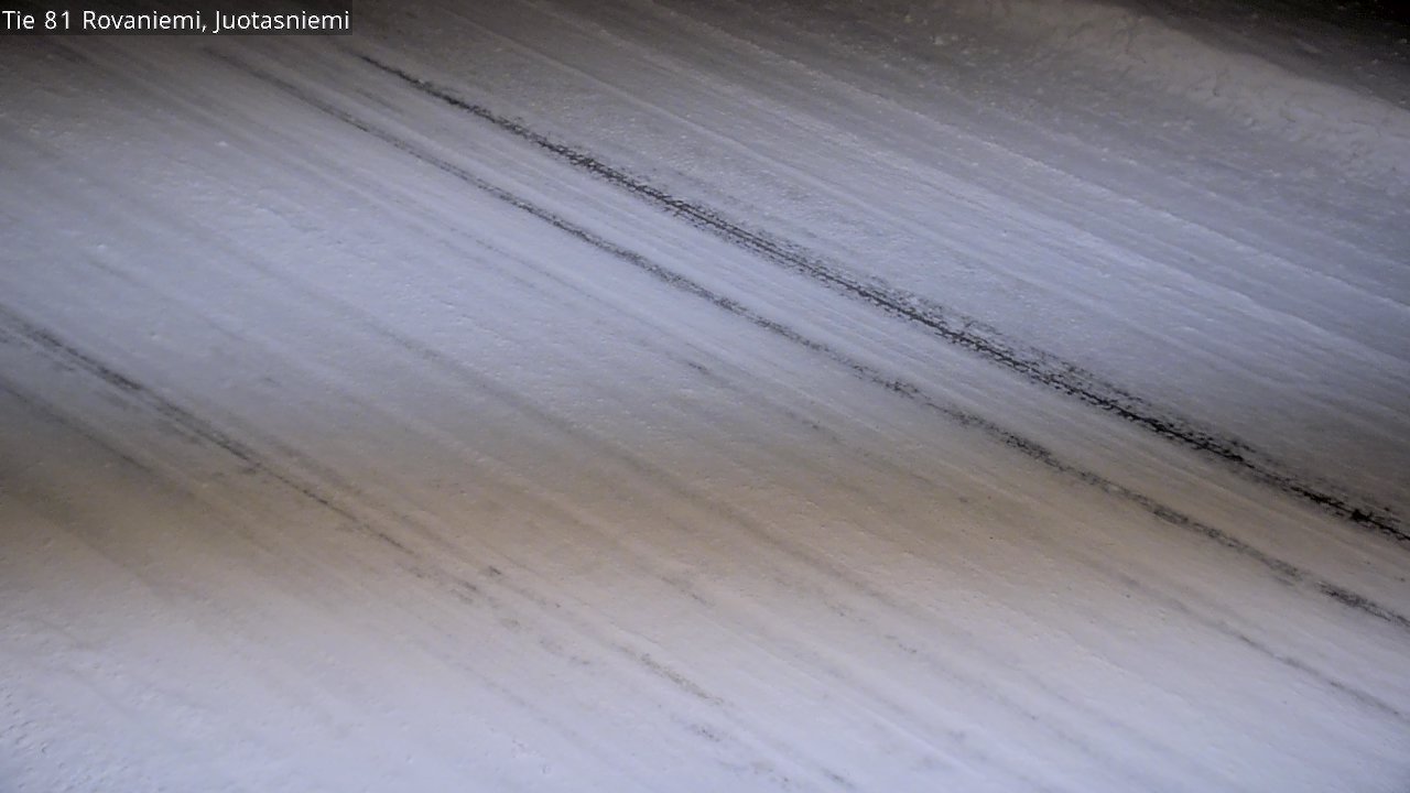 Weather Camera Image Road 81 Rovaniemi, Juotasniemi, Rovaniemi, Lappi