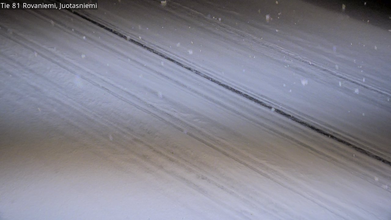 Weather Camera Image Road 81 Rovaniemi, Juotasniemi, Rovaniemi, Lappi