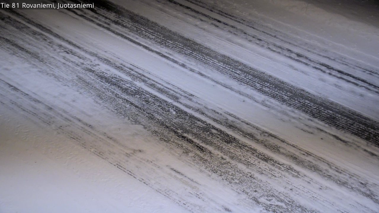Weather Camera Image Väg 81 Rovaniemi, Juotasniem, Rovaniemi, Lappi