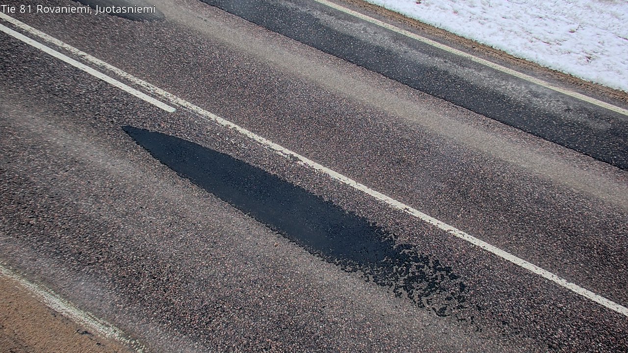 Weather Camera Image Road 81 Rovaniemi, Juotasniemi, Rovaniemi, Lappi