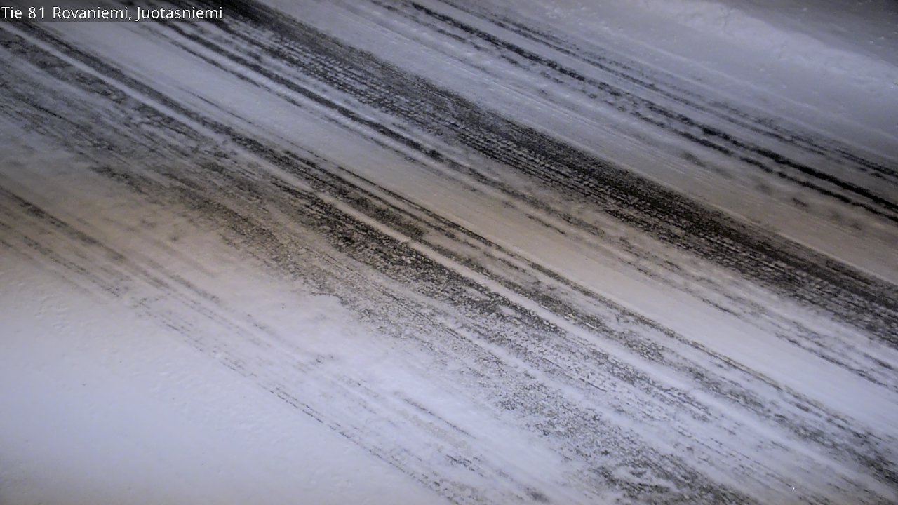 Weather Camera Image Väg 81 Rovaniemi, Juotasniem, Rovaniemi, Lappi