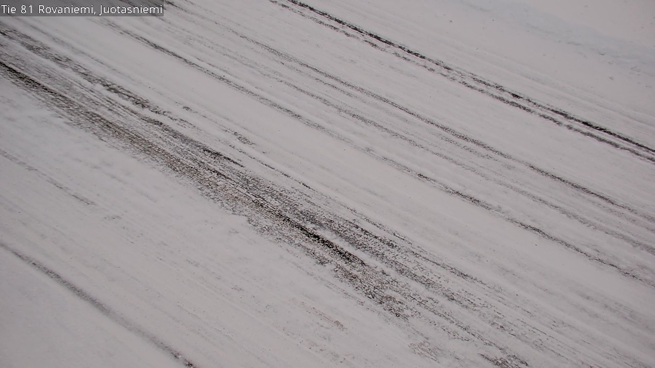 Weather Camera Image Road 81 Rovaniemi, Juotasniemi, Rovaniemi, Lappi