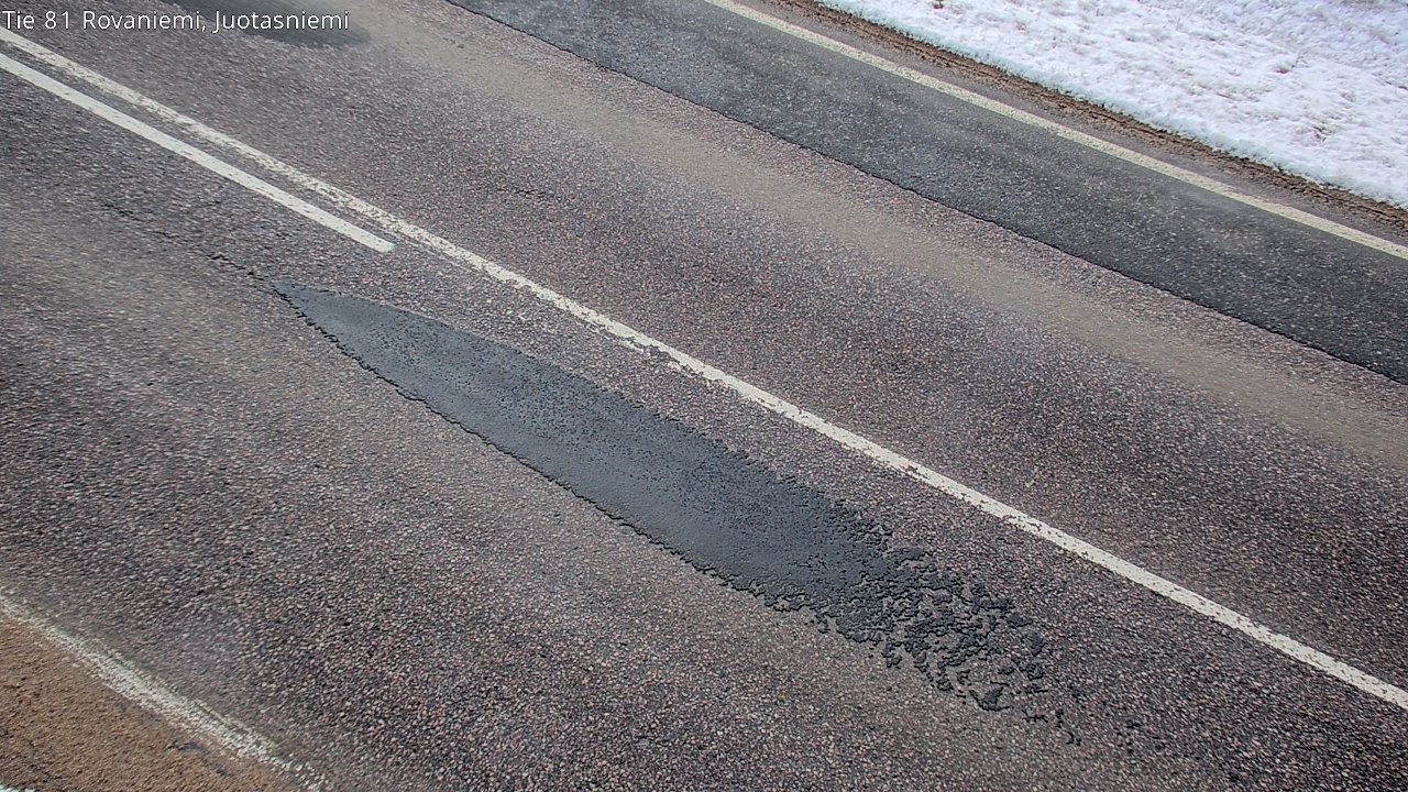Weather Camera Image Road 81 Rovaniemi, Juotasniemi, Rovaniemi, Lappi