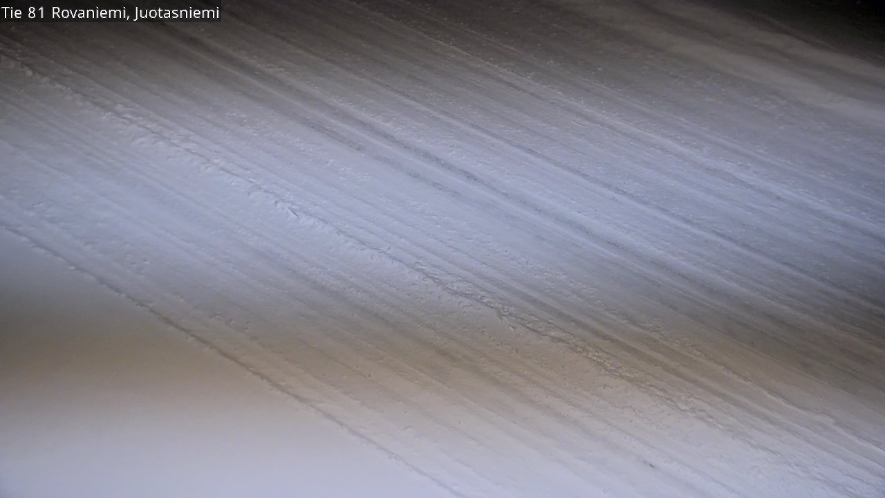 Weather Camera Image Road 81 Rovaniemi, Juotasniemi, Rovaniemi, Lappi