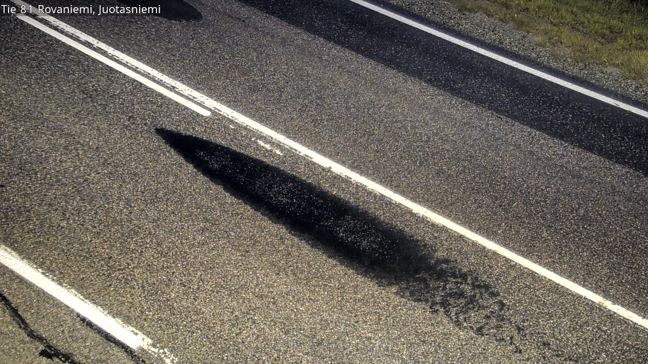 Weather Camera Image Väg 81 Rovaniemi, Juotasniem, Rovaniemi, Lappi