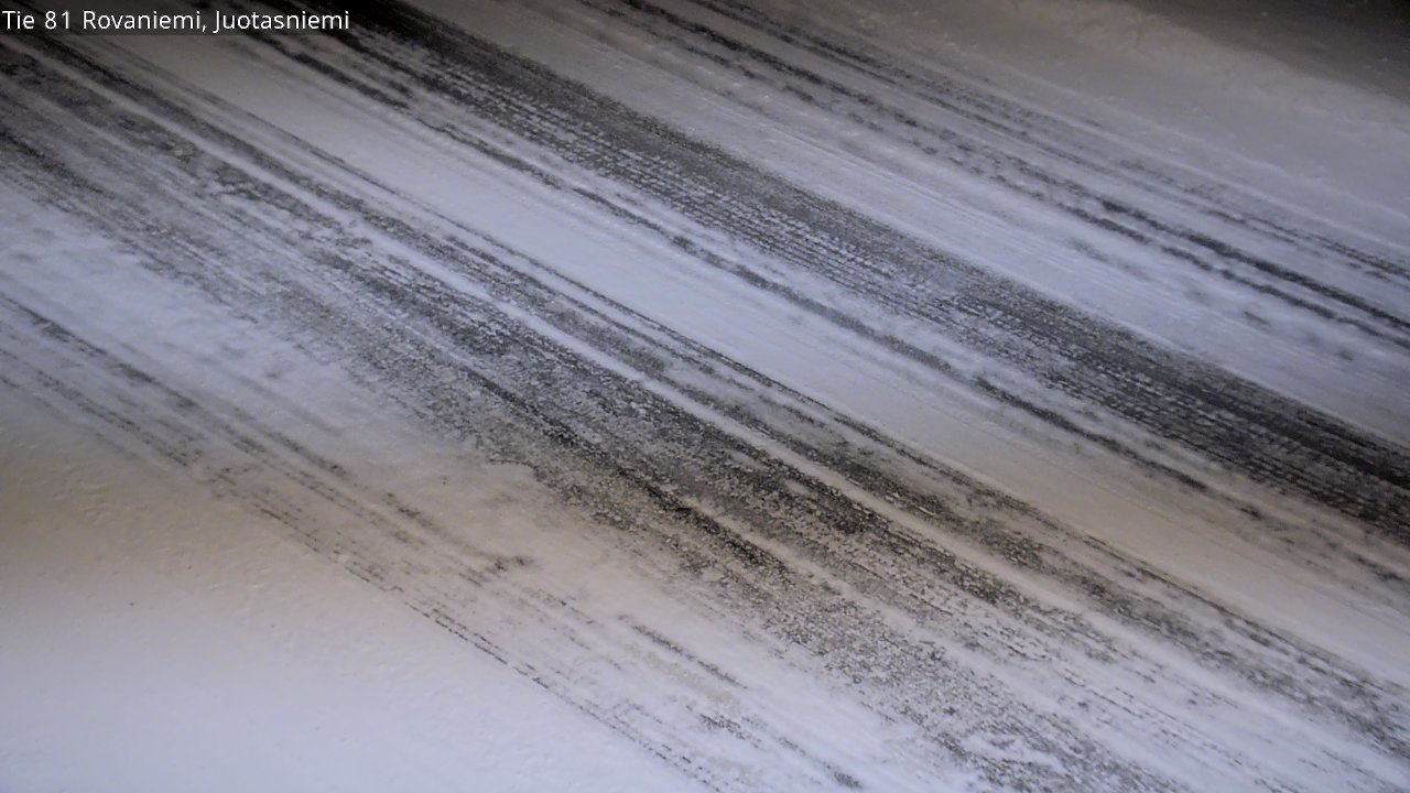 Weather Camera Image Väg 81 Rovaniemi, Juotasniem, Rovaniemi, Lappi