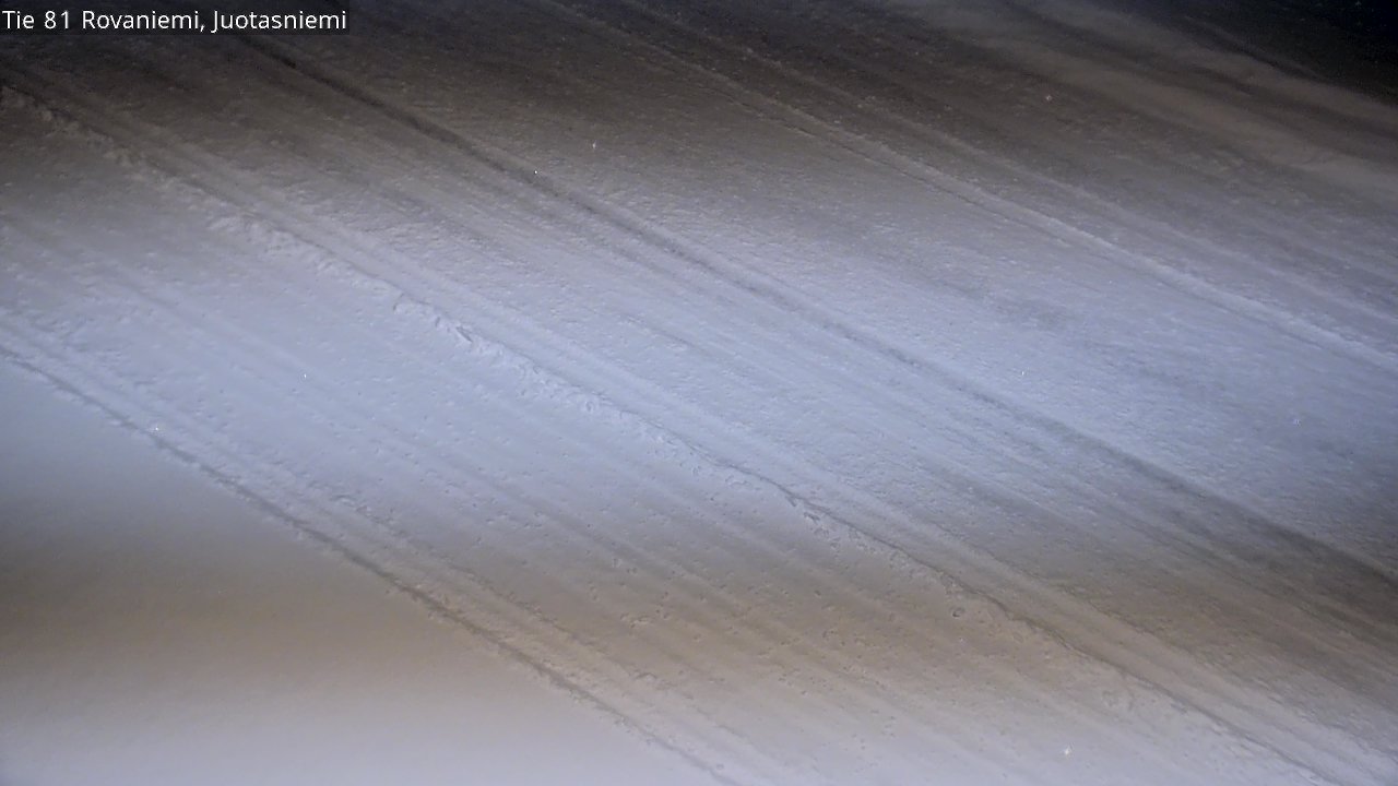 Weather Camera Image Road 81 Rovaniemi, Juotasniemi, Rovaniemi, Lappi