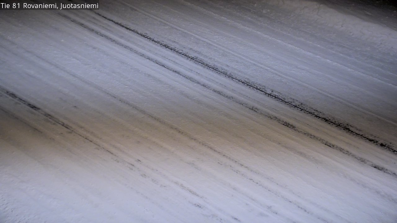 Weather Camera Image Road 81 Rovaniemi, Juotasniemi, Rovaniemi, Lappi