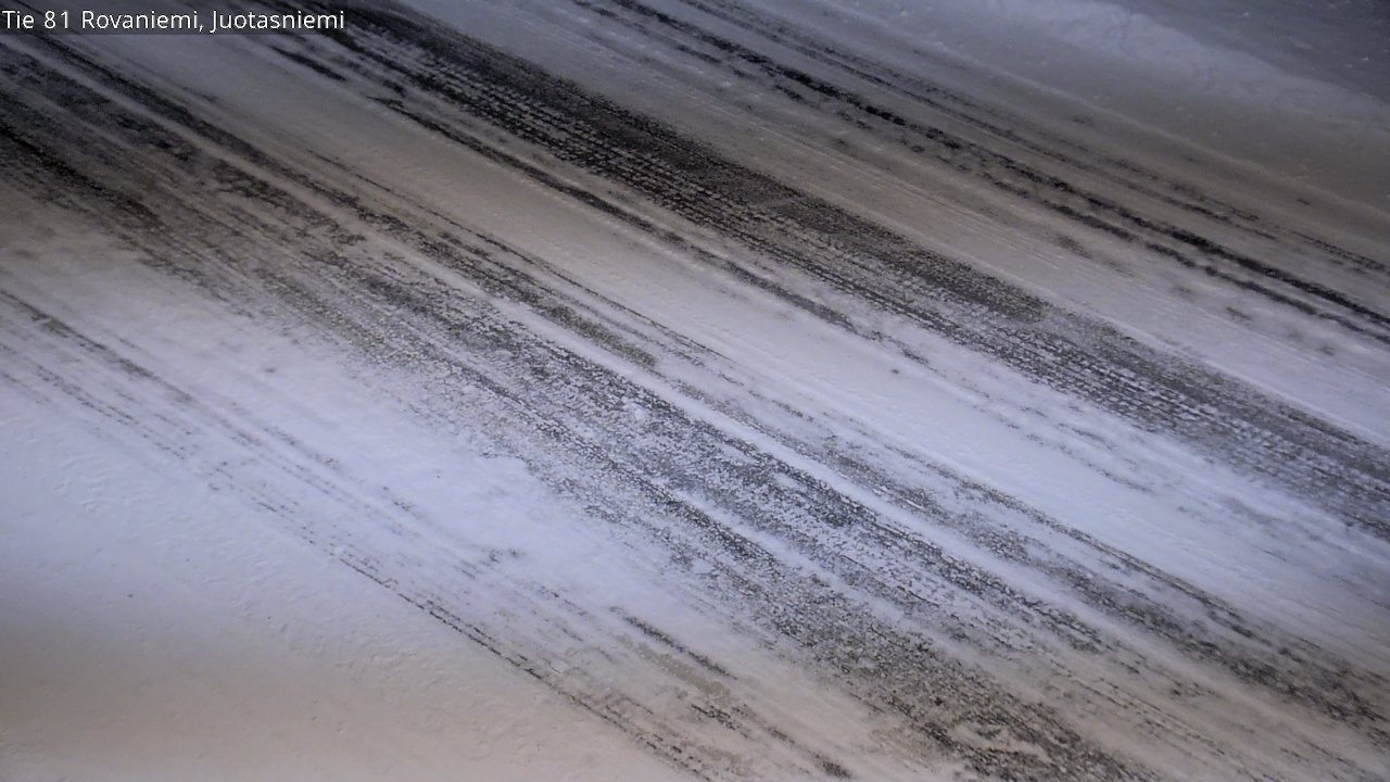 Weather Camera Image Väg 81 Rovaniemi, Juotasniem, Rovaniemi, Lappi