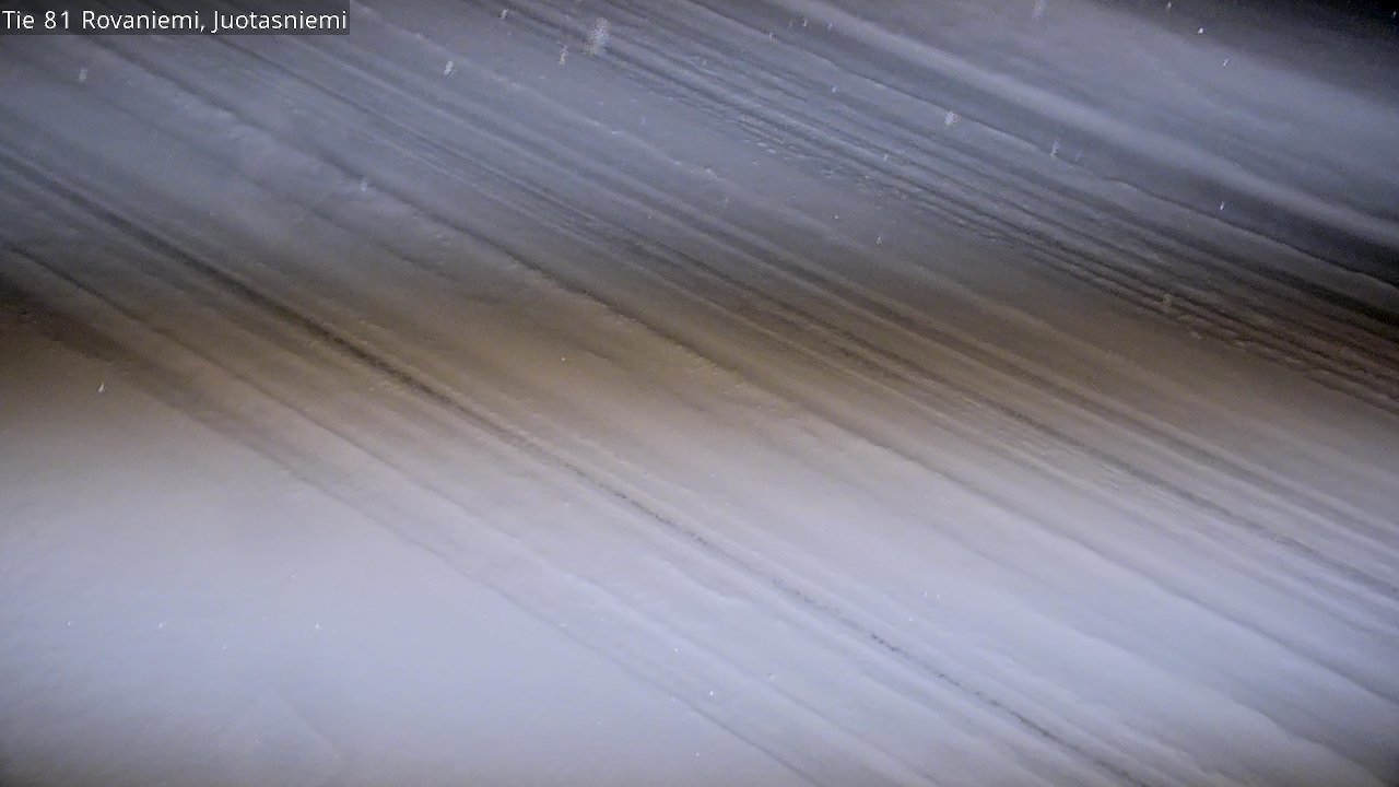 Weather Camera Image Road 81 Rovaniemi, Juotasniemi, Rovaniemi, Lappi