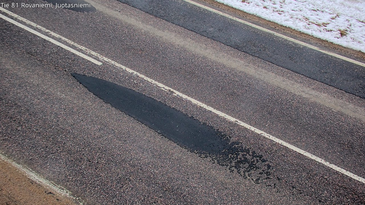Weather Camera Image Road 81 Rovaniemi, Juotasniemi, Rovaniemi, Lappi
