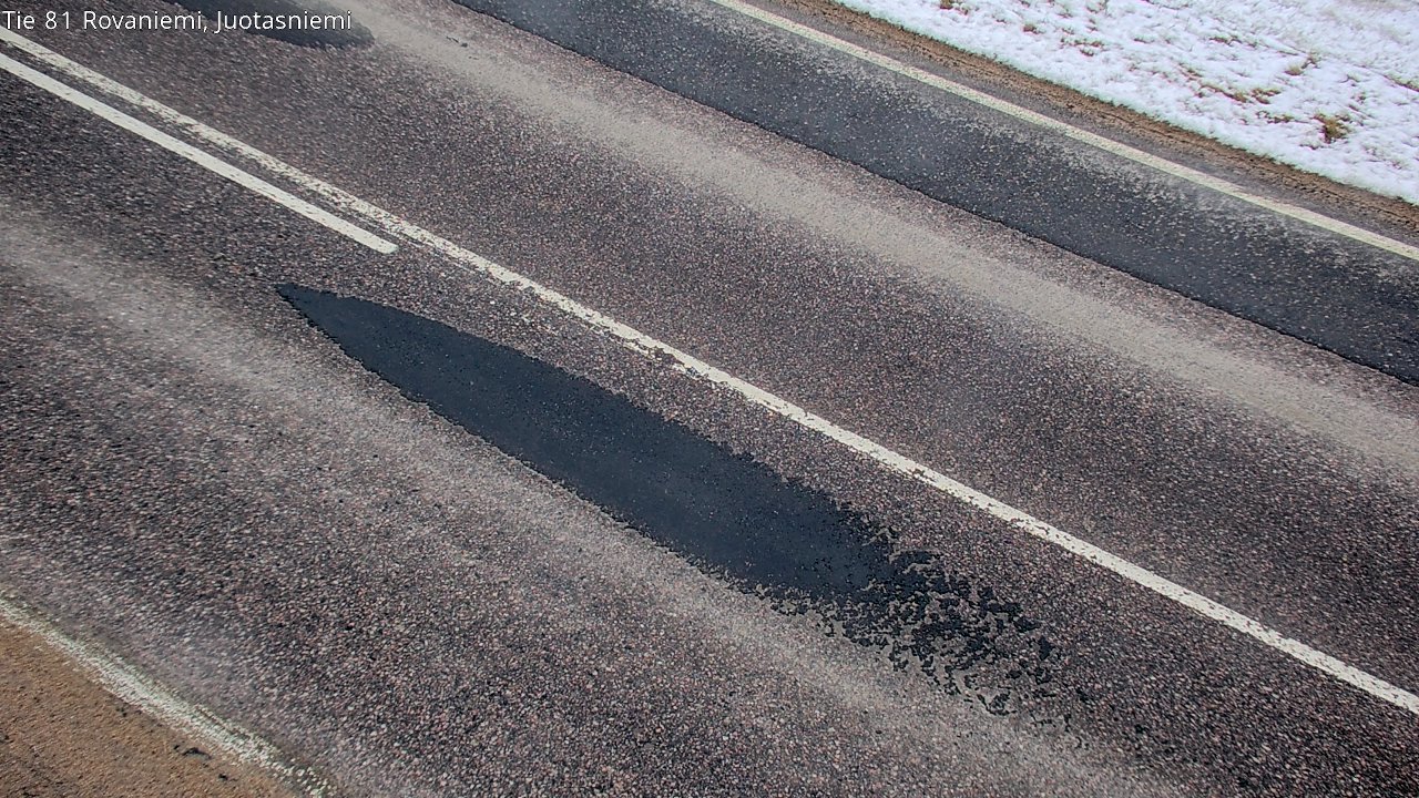 Weather Camera Image Road 81 Rovaniemi, Juotasniemi, Rovaniemi, Lappi