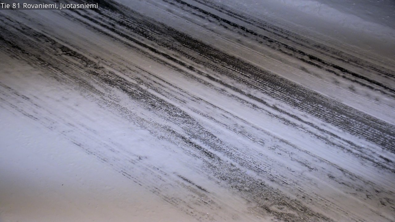 Weather Camera Image Väg 81 Rovaniemi, Juotasniem, Rovaniemi, Lappi