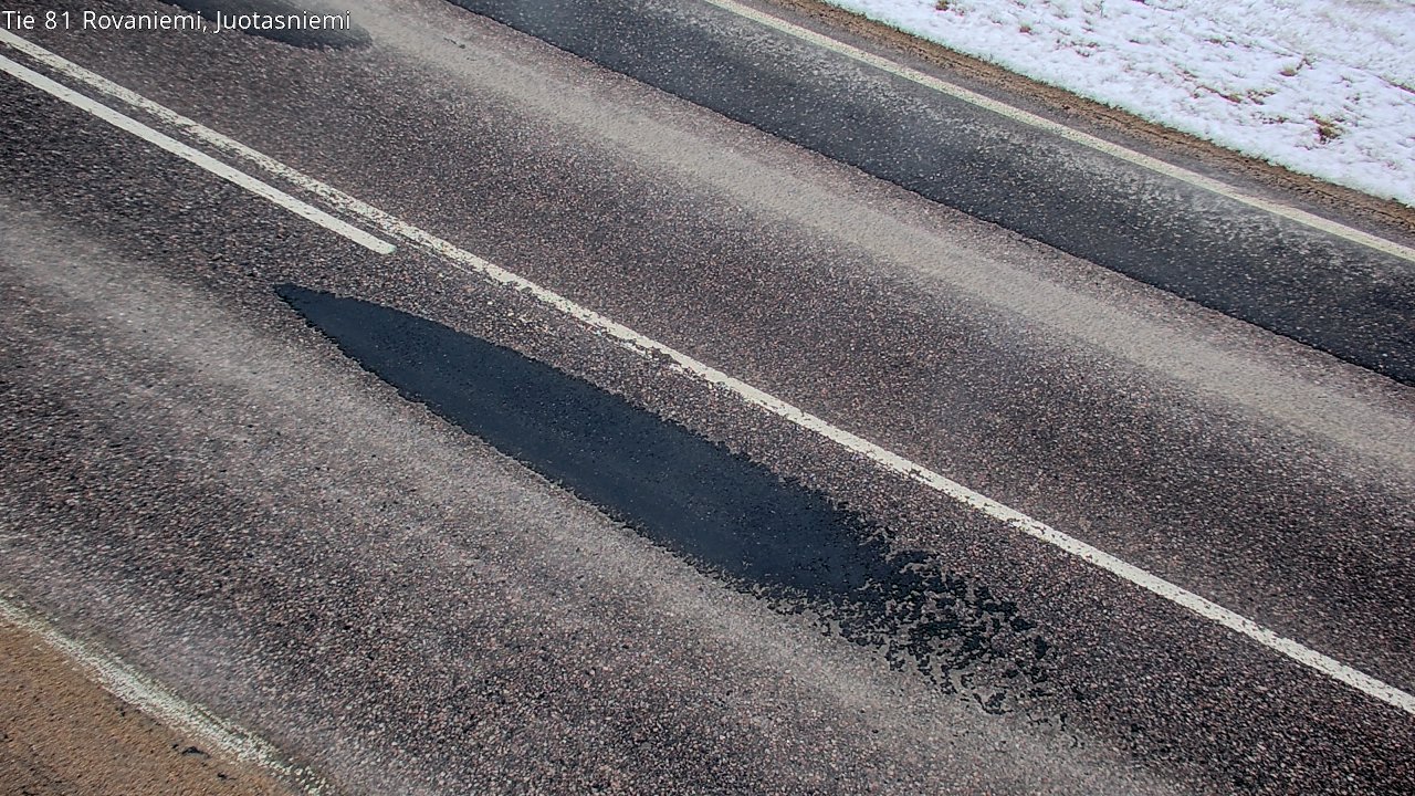 Weather Camera Image Road 81 Rovaniemi, Juotasniemi, Rovaniemi, Lappi