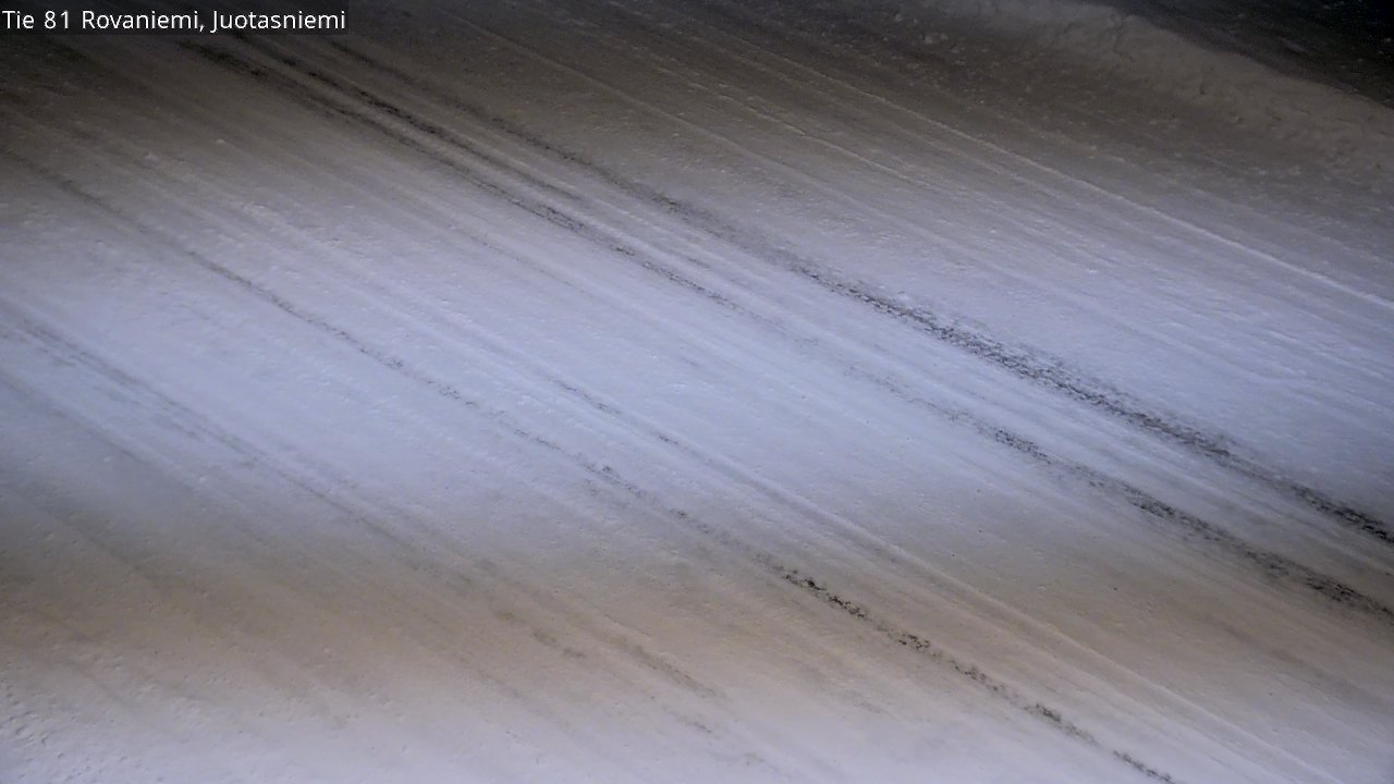 Weather Camera Image Road 81 Rovaniemi, Juotasniemi, Rovaniemi, Lappi