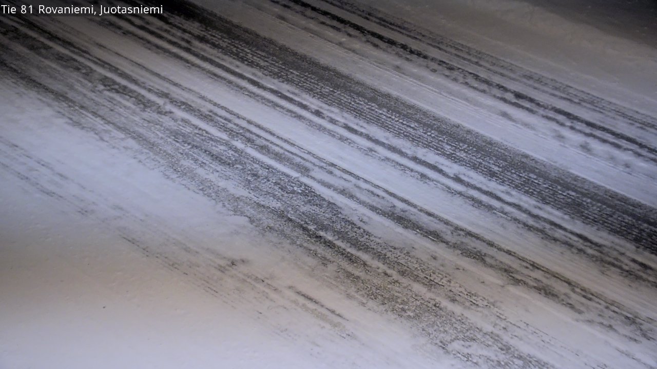 Weather Camera Image Väg 81 Rovaniemi, Juotasniem, Rovaniemi, Lappi