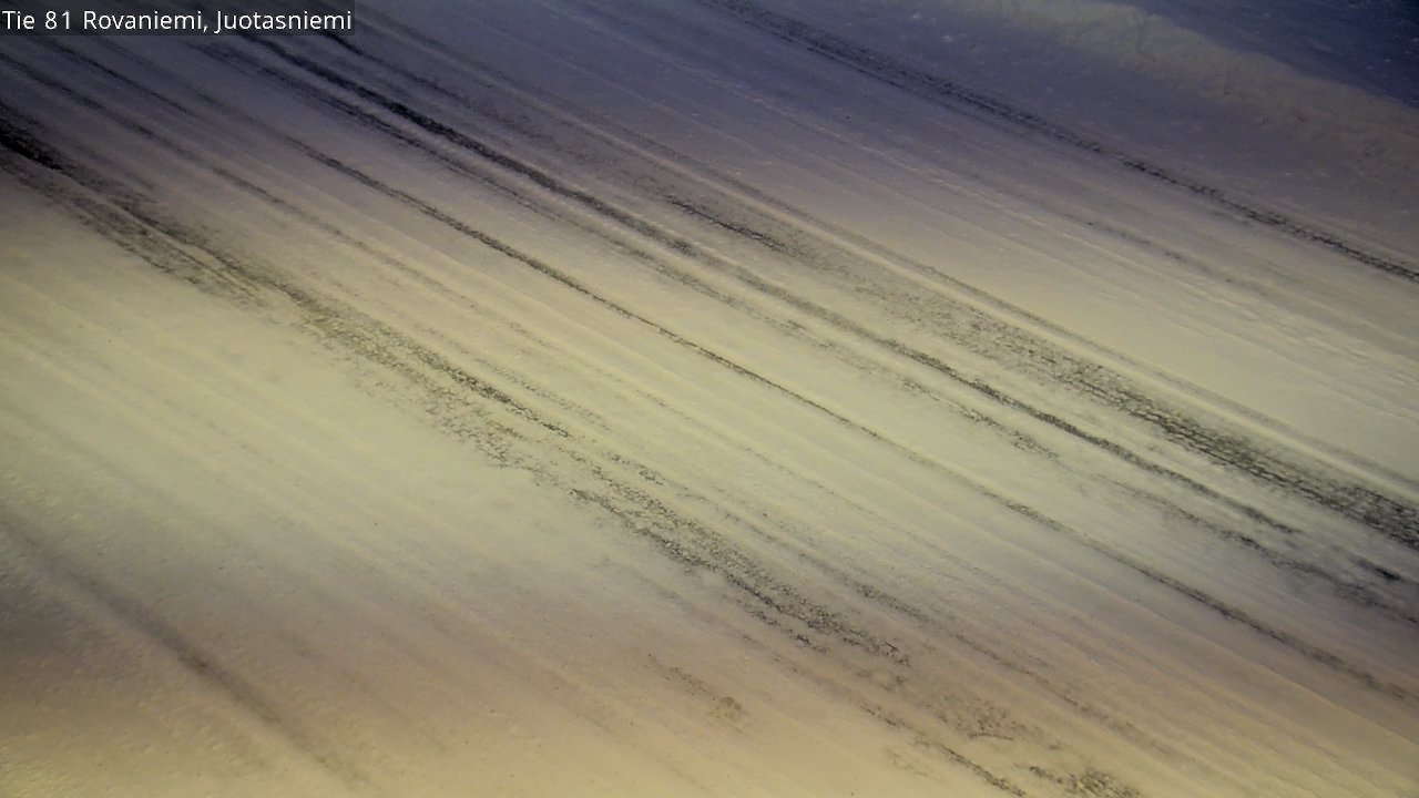 Weather Camera Image Road 81 Rovaniemi, Juotasniemi, Rovaniemi, Lappi