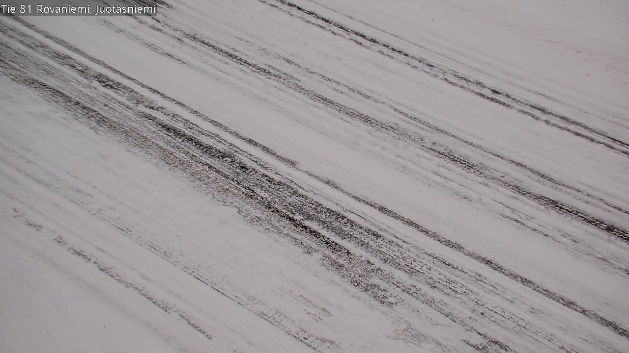 Weather Camera Image Road 81 Rovaniemi, Juotasniemi, Rovaniemi, Lappi