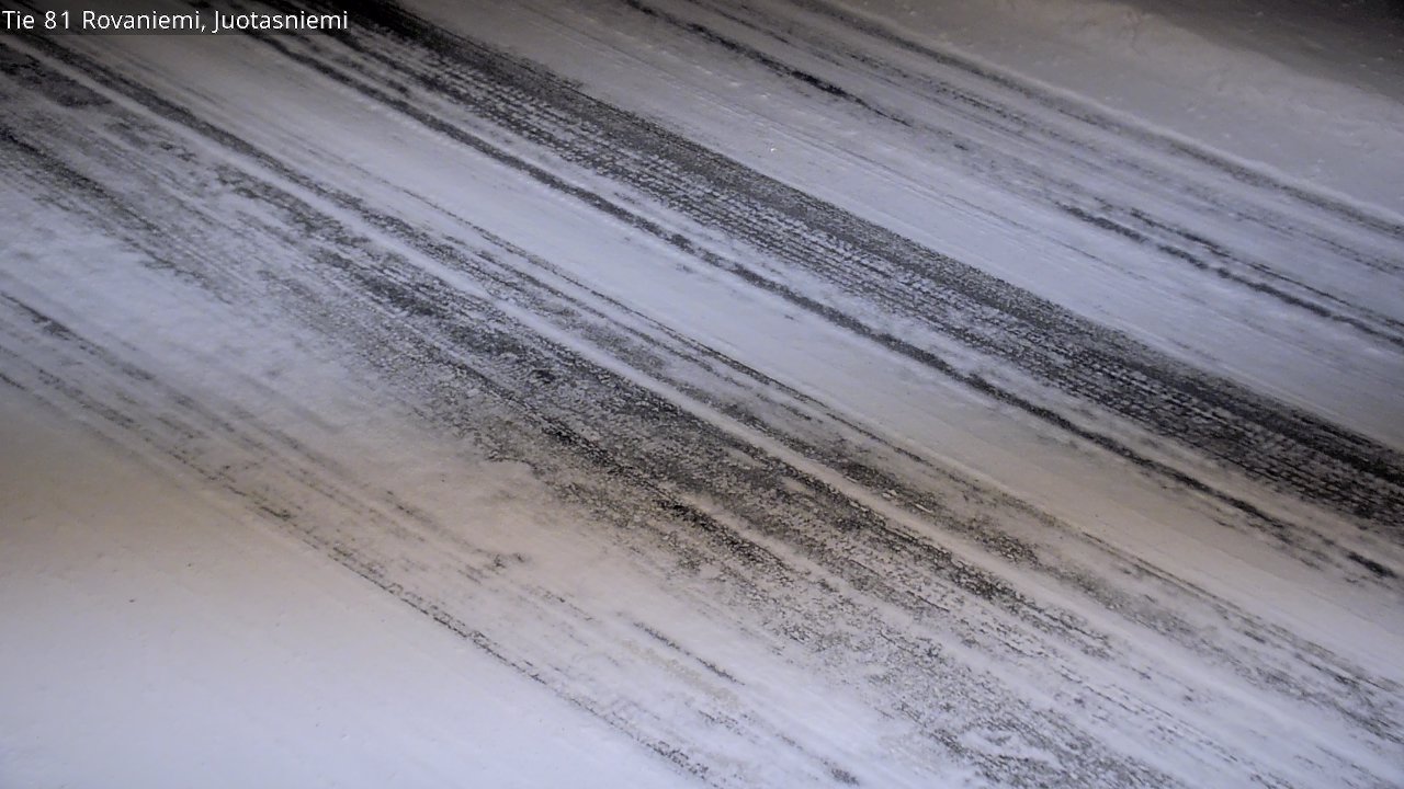 Weather Camera Image Väg 81 Rovaniemi, Juotasniem, Rovaniemi, Lappi