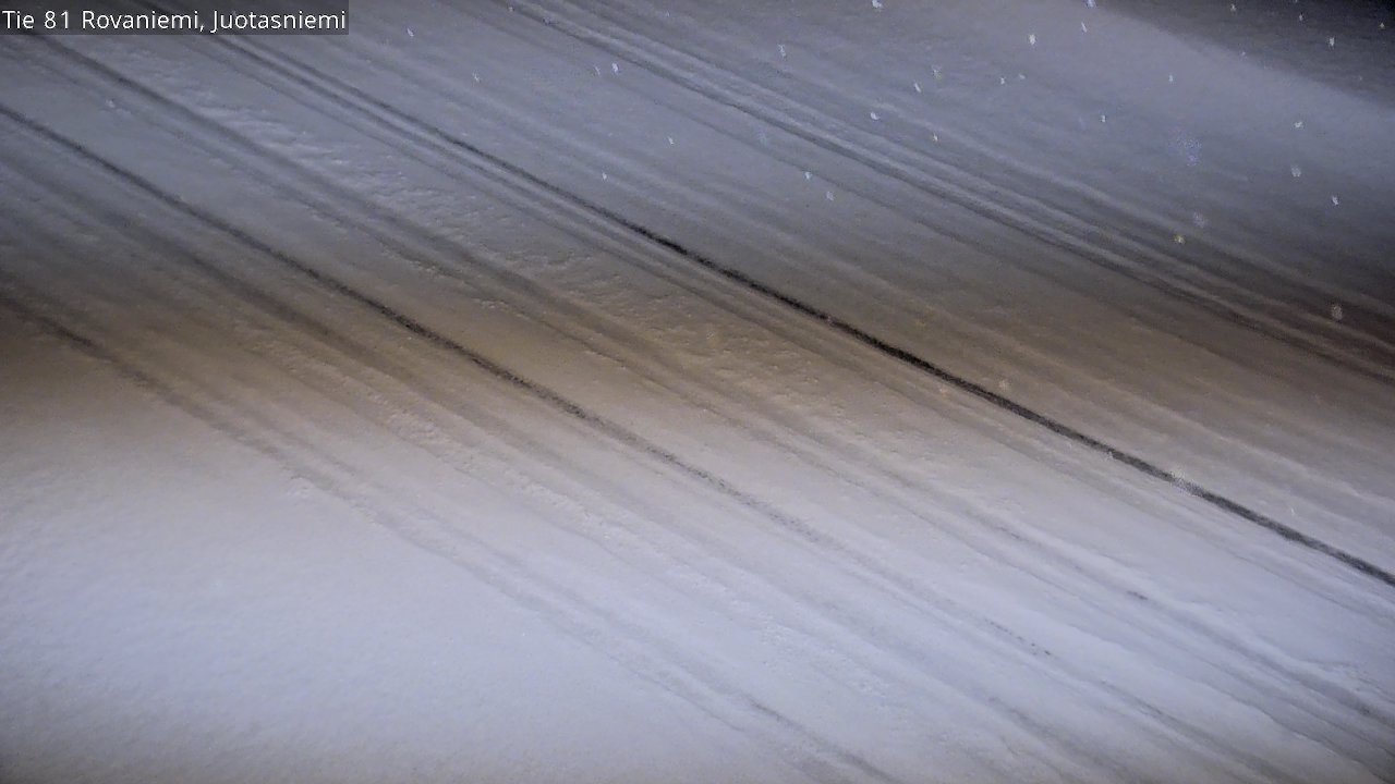 Weather Camera Image Road 81 Rovaniemi, Juotasniemi, Rovaniemi, Lappi