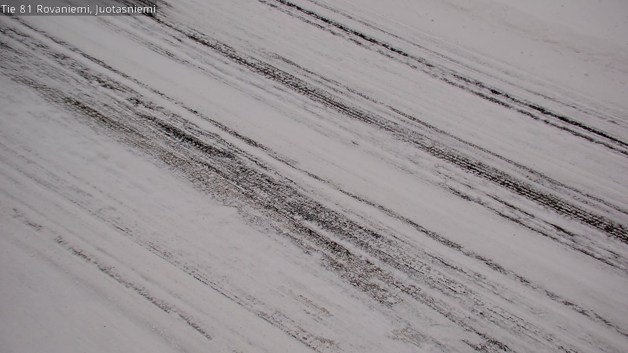 Weather Camera Image Road 81 Rovaniemi, Juotasniemi, Rovaniemi, Lappi